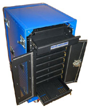 Laptop Lock-Up� Model LL-7D-07 ESD safe deployable cabinet: GSA
